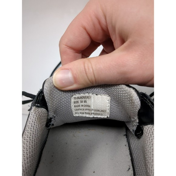 TRUE Linkswear Golf P1‎ Black Leather Shoes Men Size 10 US Red Stripe - Picture 9 of 10